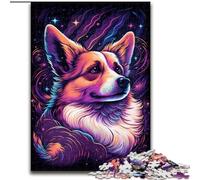 Puzzle per adulti da 1000 pezzi, motivo: Corgi, in legno, perfetto per decorare la casa o l'ufficio, regalo di Natale ideale, 50x75cm, gioco interattivo per famiglie
