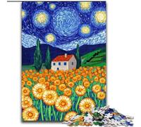 Puzzle per adulti da 1000 pezzi, motivo dente di leone sotto il cielo notturno, gioco di attività per famiglie da 1000 pezzi per adolescenti, regalo fai da te per la casa (dimensioni 26x38cm)