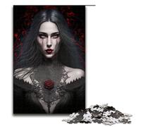 Puzzle per adulti da 1000 pezzi motivo fantasma gotico dell'oscurità puzzle per famiglie ottimo regalo per adolescenti dai 14 anni in su 75x50 cm.