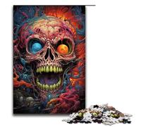 Puzzle per adulti da 1000 pezzi motivo fantasy colorato con demone modello da assemblare aiuta il cervello a esercitare i giocattoli avvincenti per coltivare la pazienza 75x50 cm.