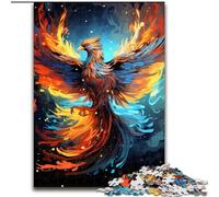 Puzzle per adulti da 1000 pezzi,motivo: Fenice Fantasy,in legno,perfetto come decorazione fai da te o regalo di compleanno,50x75cm,divertente e creativo per tutta la famiglia,perfetto per compleanni