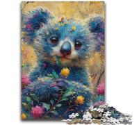 Puzzle per adulti da 1000 pezzi, motivo: fiore e koala, per bambini dai 14 anni in su, interessanti regali per ridurre lo stress per amici e familiari, 50x75cm