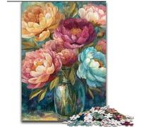 Puzzle per adulti da 1000 pezzi, motivo floreale, elefante, gioco intellettuale, regalo di compleanno, regali, arte murale per bambini dai 14 anni in su (dimensioni 50x75cm)