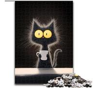 Puzzle per adulti da 1000 pezzi, motivo: gatto, aiuta il cervello a esercitare i giocattoli che creano dipendenza e coltivano la pazienza, decorazione perfetta (dimensioni 50x75cm)