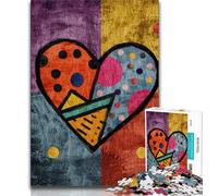 Puzzle per adulti da 1000 pezzi, motivo: graffiti d'amore, giocattoli antistress, per migliorare l'amore tra coppie dai 14 anni in su, 38x26cm