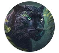 Puzzle per adulti da 1000 pezzi, motivo: leopardo della giungla, in cartone, sviluppa la coordinazione occhio-mano, perfetto come regalo di compleanno, 67,5x67,5 cm