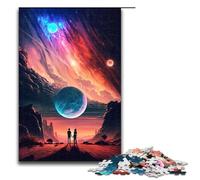 Puzzle per adulti da 1000 pezzi motivo paesaggio etereo d'amore assemblaggio aiuta il cervello a esercitare giocattoli avvincenti per coltivare la pazienza 75x50 cm