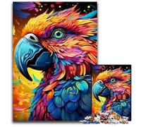 Puzzle per adulti da 1000 pezzi, motivo: pappagallo colorato, puzzle impossibili per adulti, ideale per divertimento in famiglia, relax e regali per le feste, 26X38CM/10,23x14,96 pollici.
