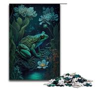 Puzzle per adulti da 1000 pezzi motivo rana terra mitica modello da assemblare aiuta il cervello a esercitare giocattoli avvincenti per coltivare la pazienza 75x50 cm