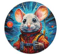 Puzzle per adulti da 1000 pezzi, motivo: topo, animale, puzzle da 1000 pezzi per adulti, regalo per stimolare la mente, attività educativa per adolescenti (67,5x67,5 cm)