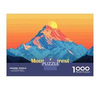 Puzzle Per Adulti Da 1000 Pezzi Mount Everest Sunset Puzzle Giochi Rilassanti Difficile Impegnativo Da Completare 38x26cm/1000pcs