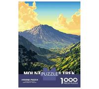 Puzzle Per Adulti Da 1000 Pezzi Mount Rinjani Trek Indonesia Landscape Art Puzzle Giochi Rilassanti Decorazione Murale Difficile E Stimolante 70x50cm/1000pcs