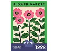 Puzzle Per Adulti Da 1000 Pezzi Munich Flower Market Art Print Puzzle Giochi Rilassanti Difficile Impegnativo Da Completare 70x50cm/1000pcs