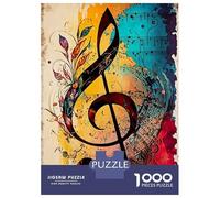 Puzzle Per Adulti Da 1000 Pezzi Musical Staff Notes Puzzle Per Adulti Giochi Rilassanti Vacanza A Casa Passatempo Regali Unici Per Compleanno E Natale 52x38cm/1000pcs