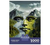 Puzzle Per Adulti Da 1000 Pezzi Nature's Face Mountain Majesty Puzzle Per Adulti Antistress Giocattolo Difficile Difficile Ottimo Regalo Per I Giocatori 70x50cm/1000pcs