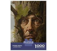 Puzzle Per Adulti Da 1000 Pezzi Nature's Face Tree Spirit Artwork Puzzle Per Adulti Gioco Rompicapo Analisi E Logica Attività Divertenti Da Fare A Casa, 38x26cm/1000pcs
