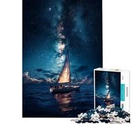 Puzzle per adulti da 1000 pezzi "Navigazione sotto le stelle" per adolescenti ideale per passare il tempo durante le vacanze come regalo di compleanno o di Natale 38x26cm