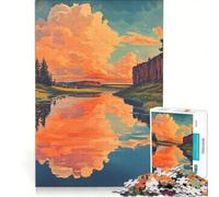Puzzle per adulti da 1000 pezzi Nebraska giochi per famiglie decorazione da parete con pezzi di forma casuale completamente ad incastro 50x75cm
