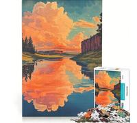 Puzzle per adulti da 1000 pezzi NEBRASKA gioco rilassante migliora la memoria compleanno e Natale 38x52cm