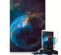 Puzzle per adulti da 1000 pezzi,Nebulosa Bolla nello Spazio Profondo,Taglio Preciso,Gioco Cognitivo,Giocattolo per il Relax,Decorazione Natalizia da Parete (38x52cm)