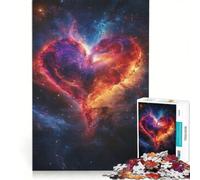 Puzzle per adulti da 1000 pezzi, Nebulosa Cuore Cosmico, gioco educativo, rilassante e stimolante per la mente, ideale come regalo di compleanno o per occasioni speciali 50x75cm