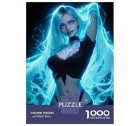 Puzzle Per Adulti Da 1000 Pezzi Neon Enchantress Puzzle Per Adulti Giochi Per Famiglie Vacanza A Casa Passatempo Gioco Stimolante Regali 70x50cm/1000pcs