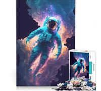 Puzzle per adulti da 1000 pezzi Neon Explosion gioco impossibile migliora la memoria con pezzi a incastro di forma casuale 38x26cm