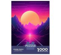Puzzle Per Adulti Da 1000 Pezzi Neon Horizon Rhapsody Puzzle Giochi Rilassanti Taglio Di Precisione Interazione Genitore-figlio 52x38cm/1000pcs