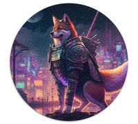 Puzzle per adulti da 1000 pezzi, Neon Warrior, puzzle in cartone, gioco rompicapo per adolescenti, regalo perfetto per le feste, 67,5x67,5 cm