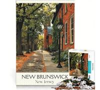 Puzzle per adulti da 1000 pezzi New Jersey Travel | 75x50cm Sfida difficile Ogni pezzo è unico Vacanza antistress a casa Ammazzare il tempo