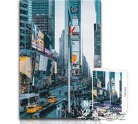 Puzzle per adulti da 1000 pezzi, New York, gioco di sfida unico, taglio di precisione, opera d'arte, regalo, dimensioni 50x75cm