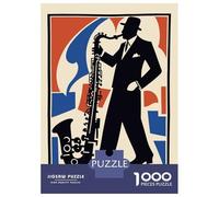 Puzzle Per Adulti Da 1000 Pezzi New York Jazz Fest Puzzle Per Adolescenti Gioco Pratico Decorazione Per La Casa Regali Di Natale E Compleanno 38x26cm/1000pcs