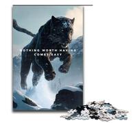 Puzzle per adulti da 1000 pezzi Niente è facile gioco intellettuale ideale come regalo per tutta la famiglia 75x50 cm.