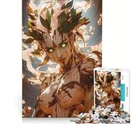 Puzzle per adulti da 1000 pezzi: Ninfa degli alberi con occhi luminosi gioco pratico analisi e logica regalo per amici e familiari 38x52cm