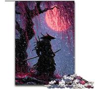 Puzzle per adulti da 1000 pezzi, Ninja giapponese, analisi e logica con pezzi completamente interconnessi e di forma casuale, per bambini dai 14 anni in su (dimensioni 26x38cm)