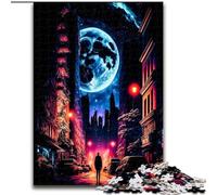 Puzzle per adulti da 1000 pezzi "Notte meravigliosa", in cartone, dimensioni 26x38cm, rompicapo impegnativo per adolescenti, gioco interattivo divertente per tutta la famiglia.