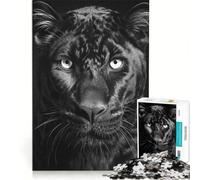 Puzzle per adulti da 1000 pezzi, nuovo di zecca, con una fantastica pantera, gioco interattivo, interazione genitore-figlio, compleanno e Natale 38x26cm