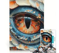 Puzzle per adulti da 1000 pezzi "Occhio del Drago", gioco pratico, ideale per passare il tempo durante le vacanze a casa e per rafforzare l'amore di coppia 38x52cm