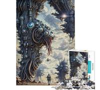 Puzzle per adulti da 1000 pezzi Odissea futuristica e cupa gioco pratico per adulti decorazione per la casa compleanni e occasioni speciali (dimensioni 38x26cm)