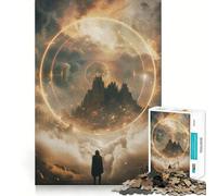 Puzzle per adulti da 1000 pezzi,oltre i confini della terra,pezzi ben tagliati,logica,divertente gioco per il tempo libero,decorazione natalizia,regalo (50x75cm)