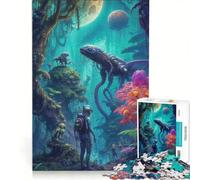 Puzzle per adulti da 1000 pezzi "Oltre i regni terreni", gioco interattivo, difficile e stimolante, collezione d'artista, belle arti 50x75cm