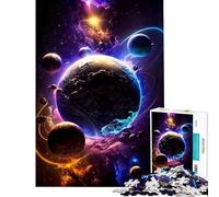 Puzzle per adulti da 1000 pezzi "Oltre le galassie" giocattolo decorativo da parete ideale per migliorare la memoria regalo di compleanno (38x52cm)
