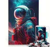 Puzzle per adulti da 1000 pezzi "Oltre le stelle: astronauta", gioco interattivo, difficile e stimolante, collezione d'artista, belle arti 50x75cm
