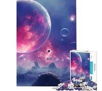 Puzzle per adulti da 1000 pezzi "Oltre l'orizzonte - Galassia" - Gioco educativo e stimolante - Ottimo regalo per attività in famiglia (Dimensioni 38x52cm)