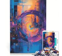 Puzzle per adulti da 1000 pezzi omaggio all'Apple Park di Cupertino California Gioco per famiglie migliora la memoria ideale come decorazione da scrivania 50x75cm