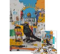 Puzzle per adulti da 1000 pezzi originale con corvo cupola e guglia dorate Puzzle da 1000 pezzi giocattolo educativo divertente e stimolante per tutta la famiglia (38x52cm)