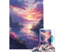 Puzzle per adulti da 1000 pezzi "Orizzonte Magico" - Gioco educativo stimolante per l'intelletto ideale come regalo di Babbo Natale segreto o antistress (Dimensioni 38x52cm)