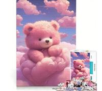 Puzzle per adulti da 1000 pezzi "Orsetto nel Paese dei Sogni" gioco interattivo difficile e stimolante collezione d'artista belle arti 50x75cm