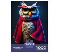 Puzzle Per Adulti Da 1000 Pezzi Owl School Puzzle Per Adulti Giochi Divertenti Difficile Difficile Compleanno E Regali Unici 52x38cm/1000pcs
