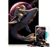 Puzzle per adulti da 1000 pezzi,paesaggio celeste onirico,design finemente intagliato,attività stimolante per la mente,momento di relax,decorazione natalizia (38x26cm)